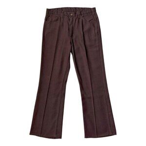 Men's Western flare Boot Pants Brown